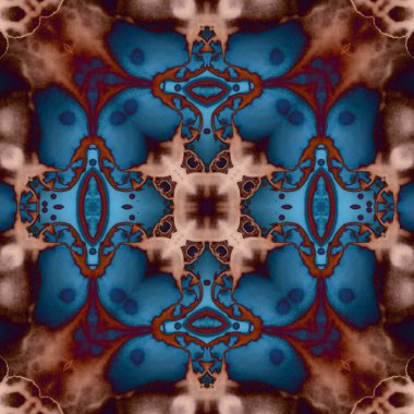 Kusursuz soyut desen. Sanat yaratıcılığı geçmişi. Örgü dokusu