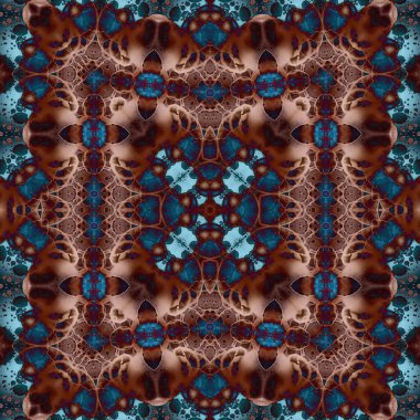 Kusursuz soyut desen. Sanat yaratıcılığı geçmişi. Örgü dokusu