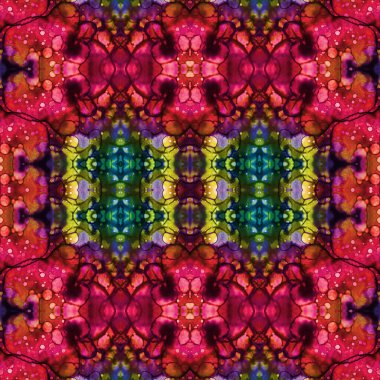 Kusursuz soyut desen. Sanat yaratıcılığı geçmişi. Örgü dokusu