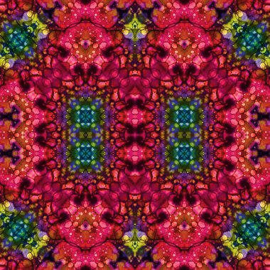 Kusursuz soyut desen. Sanat yaratıcılığı geçmişi. Örgü dokusu