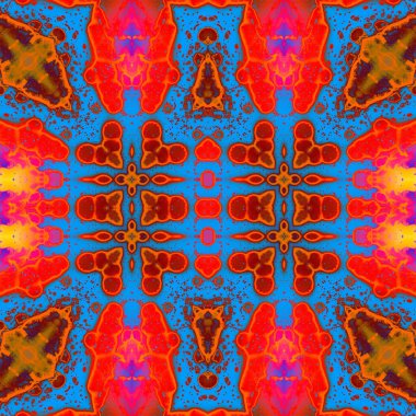 Kusursuz soyut desen. Sanat yaratıcılığı geçmişi. Örgü dokusu