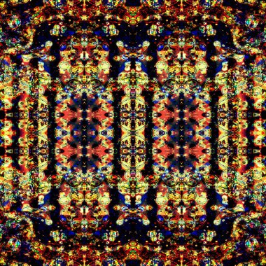 Kusursuz soyut desen. Sanat yaratıcılığı geçmişi. Örgü dokusu