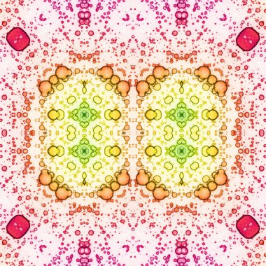 Kusursuz soyut desen. Sanat yaratıcılığı geçmişi. Örgü dokusu