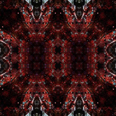 Kusursuz soyut desen. Sanat yaratıcılığı geçmişi. Örgü dokusu