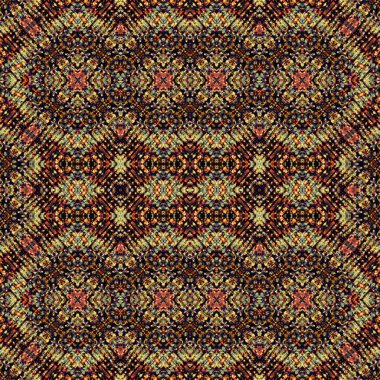 Kusursuz soyut desen. Sanat yaratıcılığı geçmişi. Örgü dokusu