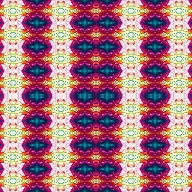 Kusursuz kare soyut desen. Sanat dokusu. Sanat mandala. Simetrik desen