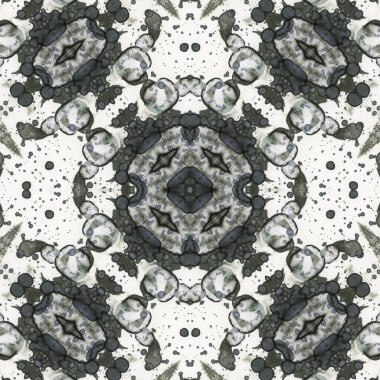 Kusursuz kare soyut desen. Sanat dokusu. Sanat mandala. Simetrik desen