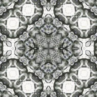 Kusursuz kare soyut desen. Sanat dokusu. Sanat mandala. Simetrik desen