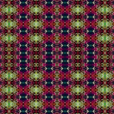 Kusursuz kare soyut desen. Sanat dokusu. Sanat mandala. Simetrik desen