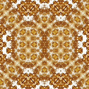 Kusursuz kare soyut desen. Sanat dokusu. Sanat mandala. Simetrik desen