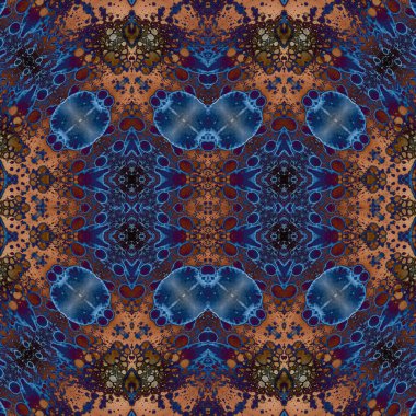 Kusursuz kare soyut desen. Sanat dokusu. Sanat mandala. Simetrik desen