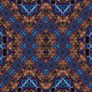 Kusursuz kare soyut desen. Sanat dokusu. Sanat mandala. Simetrik desen