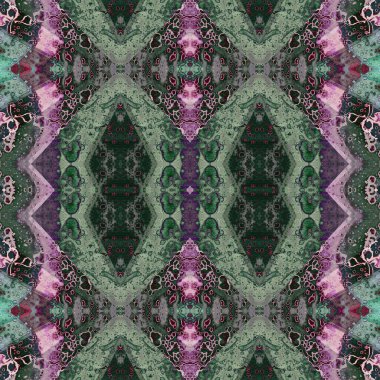 Kusursuz kare soyut desen. Sanat dokusu. Sanat mandala. Simetrik desen