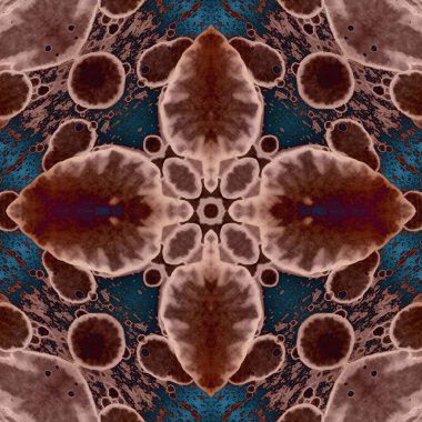 Kusursuz kare soyut desen. Sanat dokusu. Sanat mandala. Simetrik desen