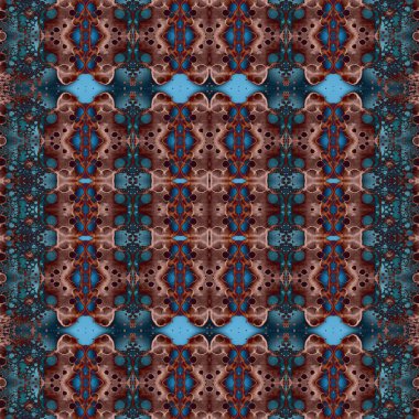 Kusursuz kare soyut desen. Sanat dokusu. Sanat mandala. Simetrik desen