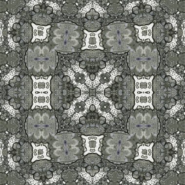 Kusursuz kare soyut desen. Sanat dokusu. Sanat mandala. Simetrik desen