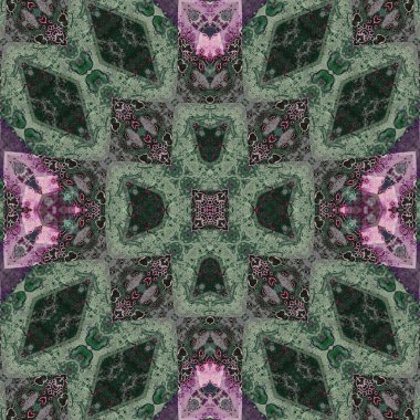 Kusursuz kare soyut desen. Sanat dokusu. Sanat mandala. Simetrik desen