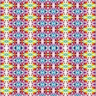 Kusursuz kare soyut desen. Sanat dokusu. Sanat mandala. Simetrik desen