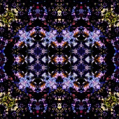 Kusursuz kare soyut desen. Sanat dokusu. Sanat mandala. Simetrik desen