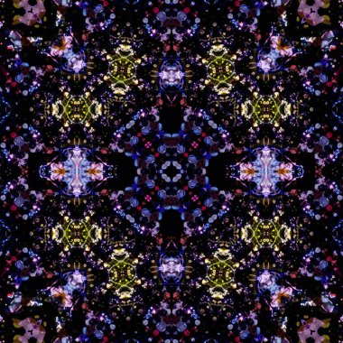 Kusursuz kare soyut desen. Sanat dokusu. Sanat mandala. Simetrik desen