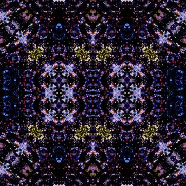 Kusursuz kare soyut desen. Sanat dokusu. Sanat mandala. Simetrik desen