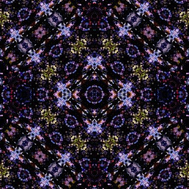 Kusursuz kare soyut desen. Sanat dokusu. Sanat mandala. Simetrik desen