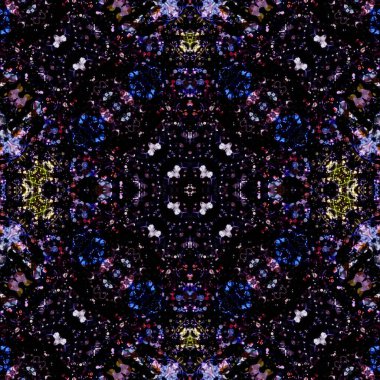 Kusursuz kare soyut desen. Sanat dokusu. Sanat mandala. Simetrik desen