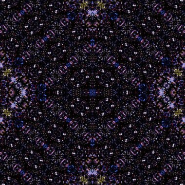 Kusursuz kare soyut desen. Sanat dokusu. Sanat mandala. Simetrik desen