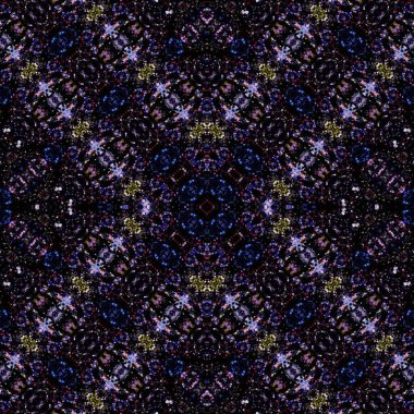 Kusursuz kare soyut desen. Sanat dokusu. Sanat mandala. Simetrik desen