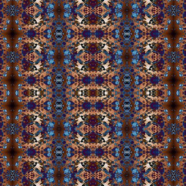 Kusursuz kare soyut desen. Sanat dokusu. Sanat mandala. Simetrik desen