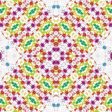 Kusursuz kare soyut desen. Sanat dokusu. Sanat mandala. Simetrik desen