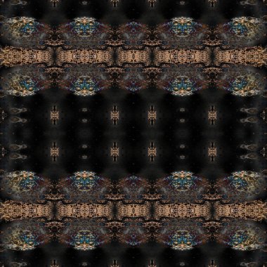 Kusursuz kare soyut desen. Sanat dokusu. Sanat mandala. Simetrik desen