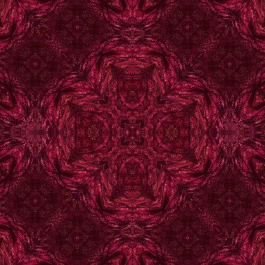 Kusursuz kare soyut desen. Sanat dokusu. Sanat mandala. Simetrik desen