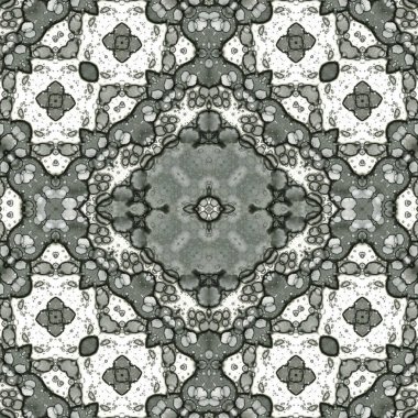 Kusursuz kare soyut desen. Sanat dokusu. Sanat mandala. Simetrik desen