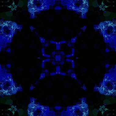 Kusursuz kare soyut desen. Sanat dokusu. Sanat mandala. Simetrik desen