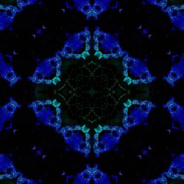 Kusursuz kare soyut desen. Sanat dokusu. Sanat mandala. Simetrik desen