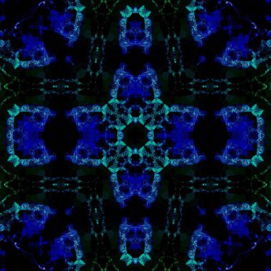 Kusursuz kare soyut desen. Sanat dokusu. Sanat mandala. Simetrik desen