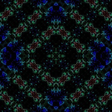 Kusursuz kare soyut desen. Sanat dokusu. Sanat mandala. Simetrik desen