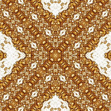 Kusursuz kare soyut desen. Sanat dokusu. Sanat mandala. Simetrik desen