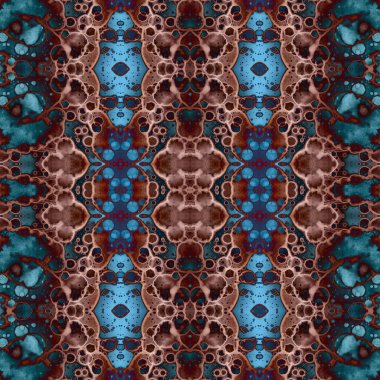 Kusursuz kare soyut desen. Sanat dokusu. Sanat mandala. Simetrik desen