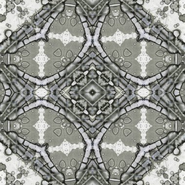 Kusursuz kare soyut desen. Sanat dokusu. Sanat mandala. Simetrik desen