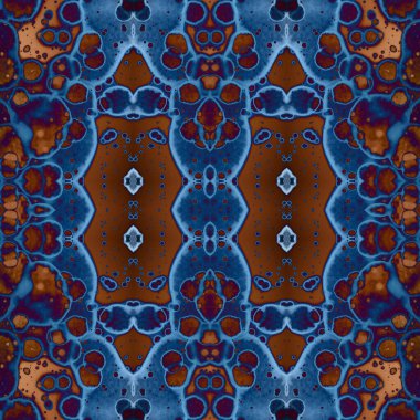 Kusursuz kare soyut desen. Sanat dokusu. Sanat mandala. Simetrik desen