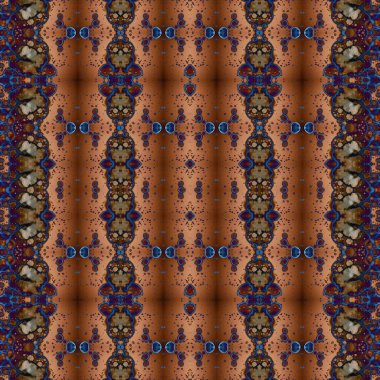 Kusursuz kare soyut desen. Sanat dokusu. Sanat mandala. Simetrik desen