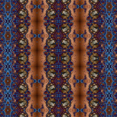 Kusursuz kare soyut desen. Sanat dokusu. Sanat mandala. Simetrik desen