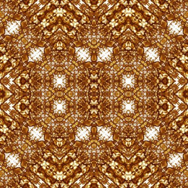 Kusursuz kare soyut desen. Sanat dokusu. Sanat mandala. Simetrik desen