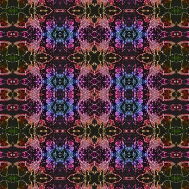 Kusursuz kare soyut desen. Sanat dokusu. Sanat mandala. Simetrik desen