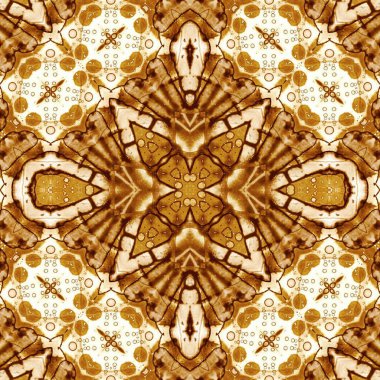 Kusursuz kare soyut desen. Sanat dokusu. Sanat mandala. Simetrik desen