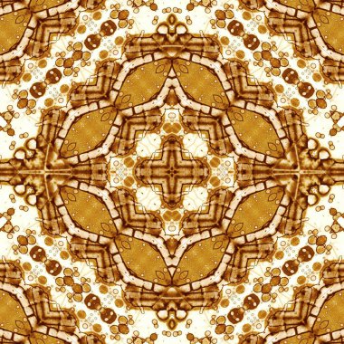 Kusursuz kare soyut desen. Sanat dokusu. Sanat mandala. Simetrik desen