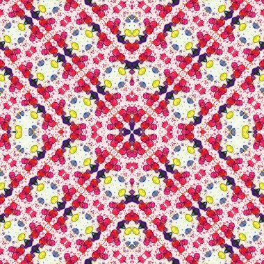 Kusursuz kare soyut desen. Sanat dokusu. Sanat mandala. Simetrik desen