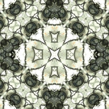 Kusursuz kare soyut desen. Sanat dokusu. Sanat mandala. Simetrik desen